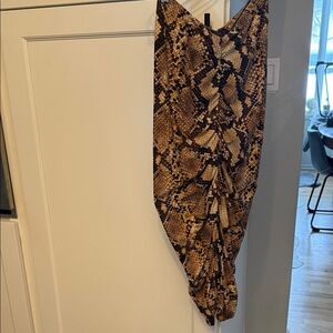 Snakeskin Print Dress or skirt
